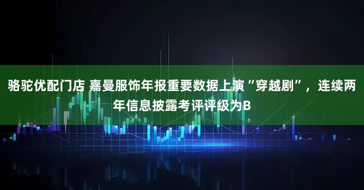 骆驼优配门店 嘉曼服饰年报重要数据上演“穿越剧”，连续两年信息披露考评评级为B